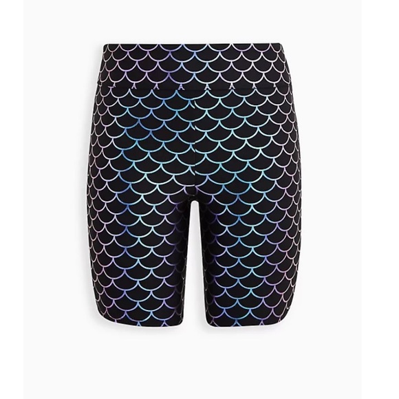 TORRID NWT ZIP FRONT SHORT SLEEVE ACTIVE SWIM TOP & SWIM BIKER SHORT. - Picture 8 of 8